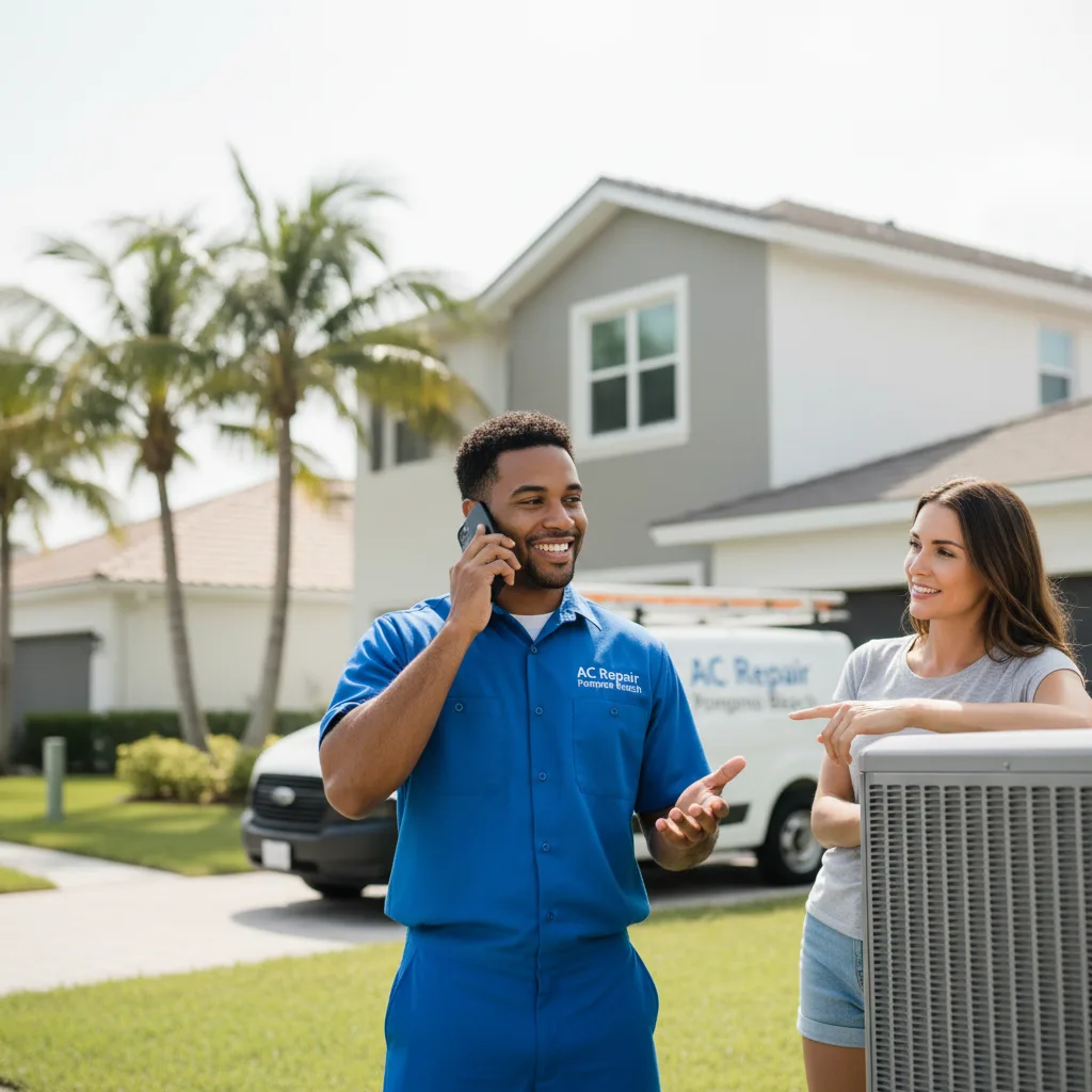 AC Repair Pompano Beach customer support in Parma